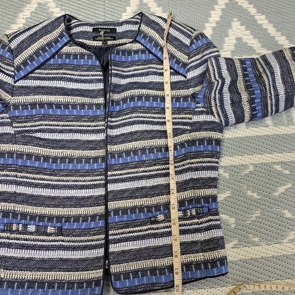 Rw&co Tweed Striped Cropped Blazer - Picture 11 of 12